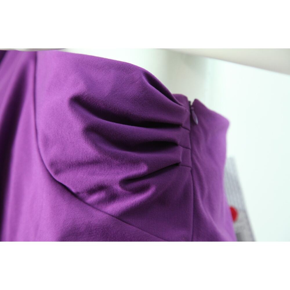 Halston Heritage Size 6 Dress Cocktail Mini Quiet Luxury Feminine Bodycon Hoco - Picture 5 of 16